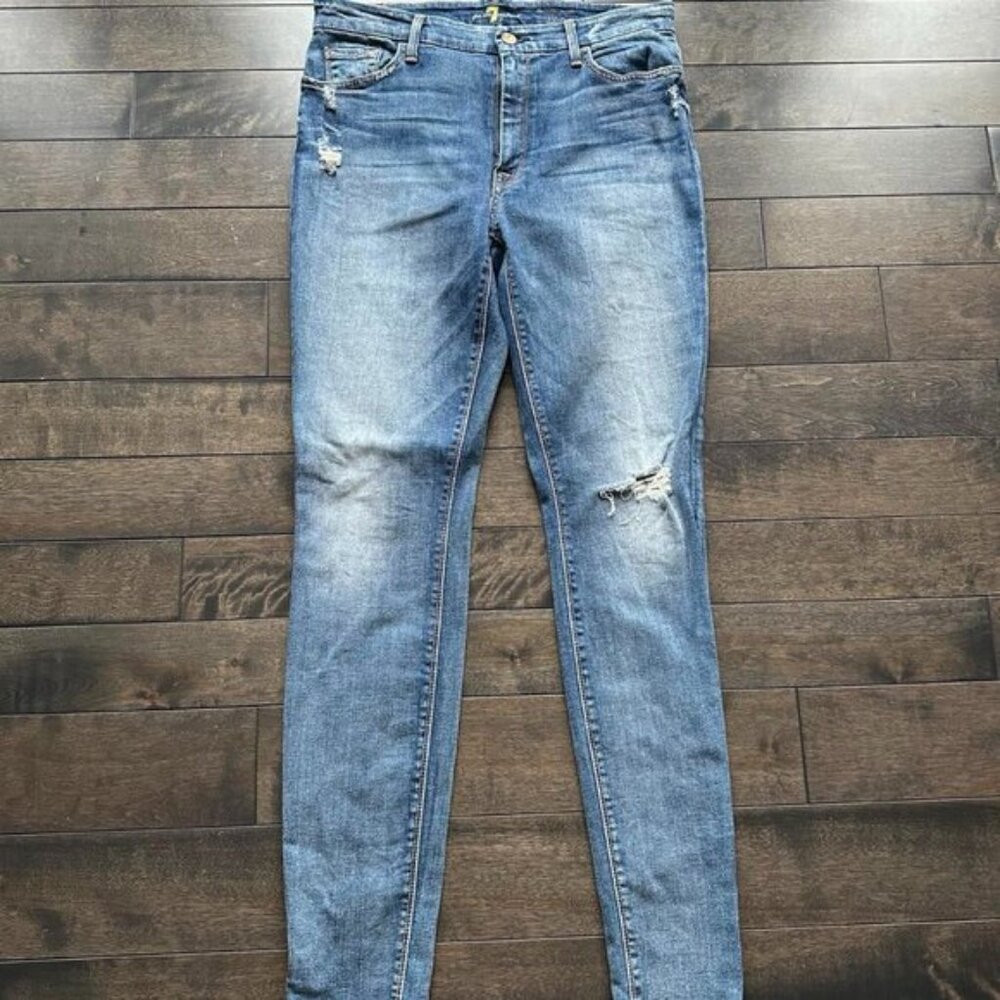 7 for All Mankind Highrise Skinny Jeans